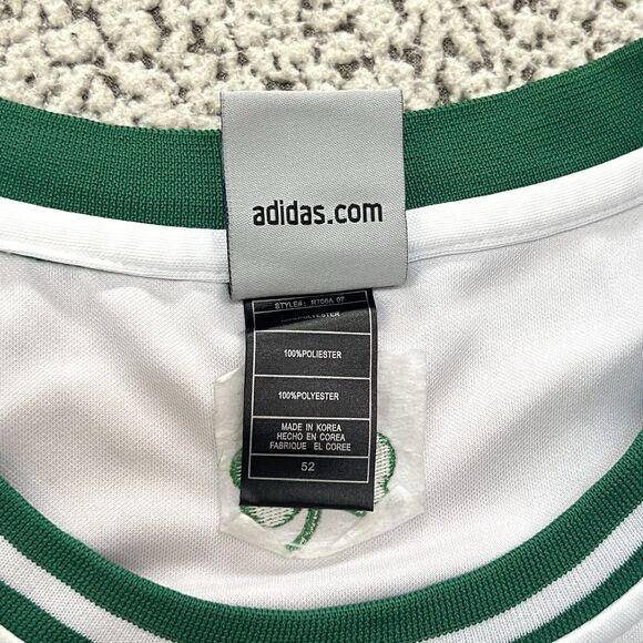 Rare VTG Adidas Authentic NBA Boston Celtics Rajon Rondo 9 Jersey Men 52 XL Sewn - Picture 6 of 11